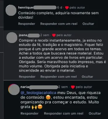 Depoimentos de alunos - parte 2