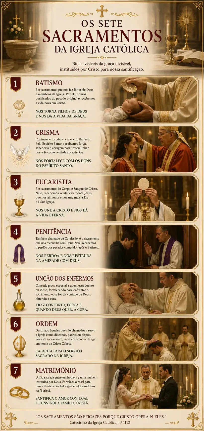 Tema de teologia católica abordado no curso